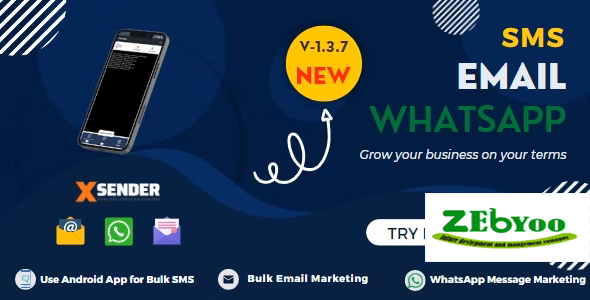 XSender - Bulk Email, SMS and WhatsApp Messaging Application