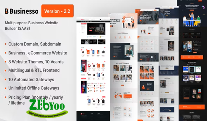 Businesso v2.2 - Business Website SAAS (Multitenancy) - nulled,Businesso - Business Website SAAS (Multitenancy)